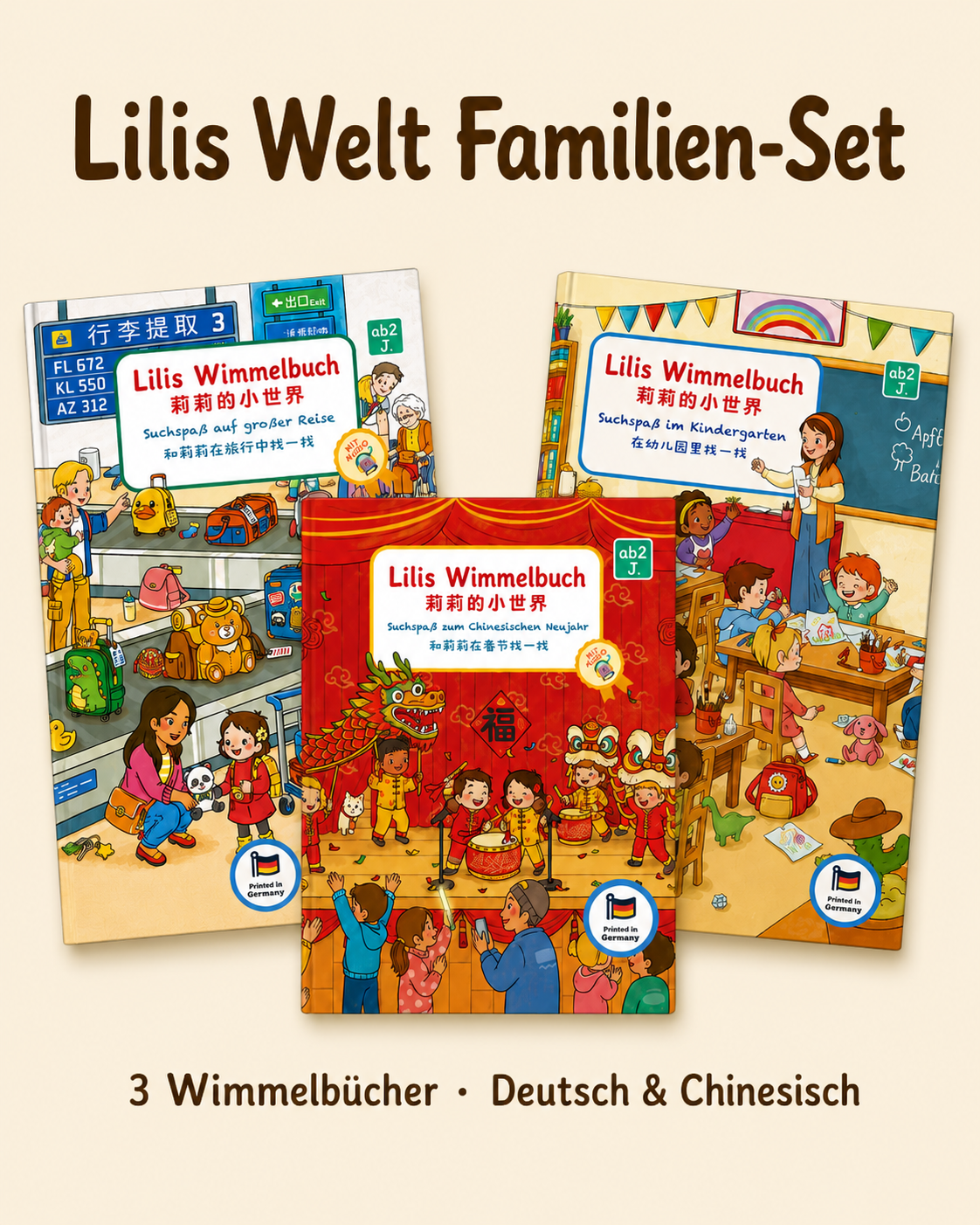 Wimmelbuch Familien-Set