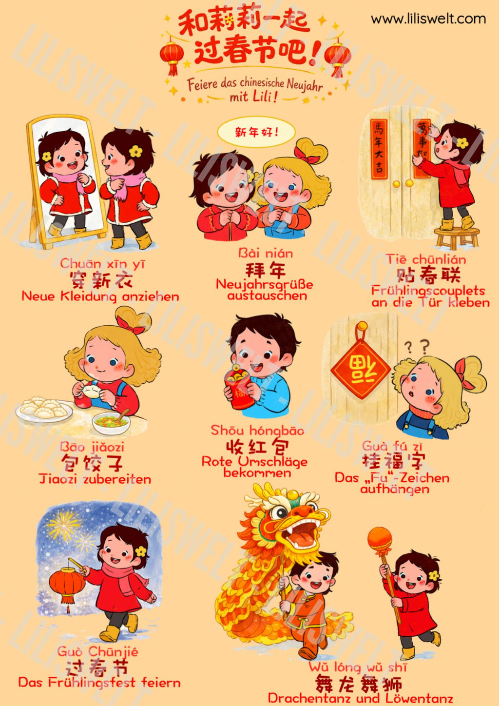 Poster - Chinesisches Neujahr